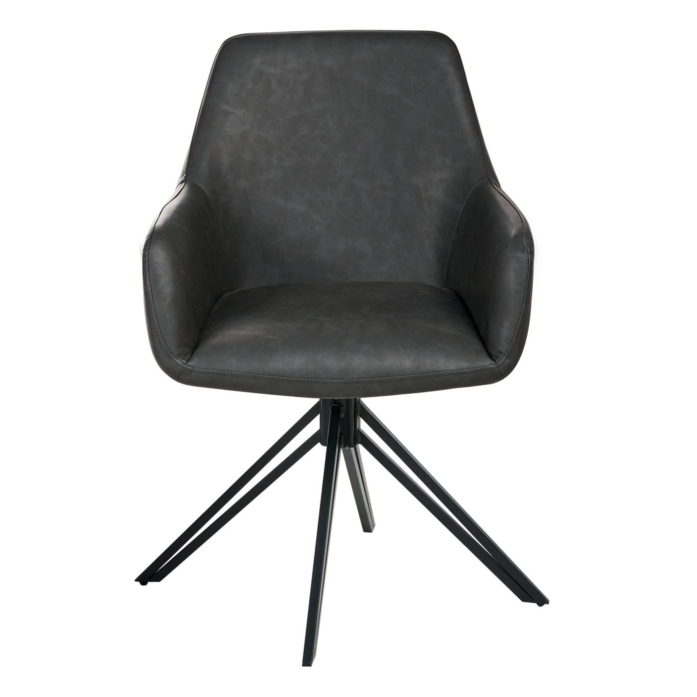 Étkezőszék kétdarabos szettben SANSARC Műbőr Fekete - 5