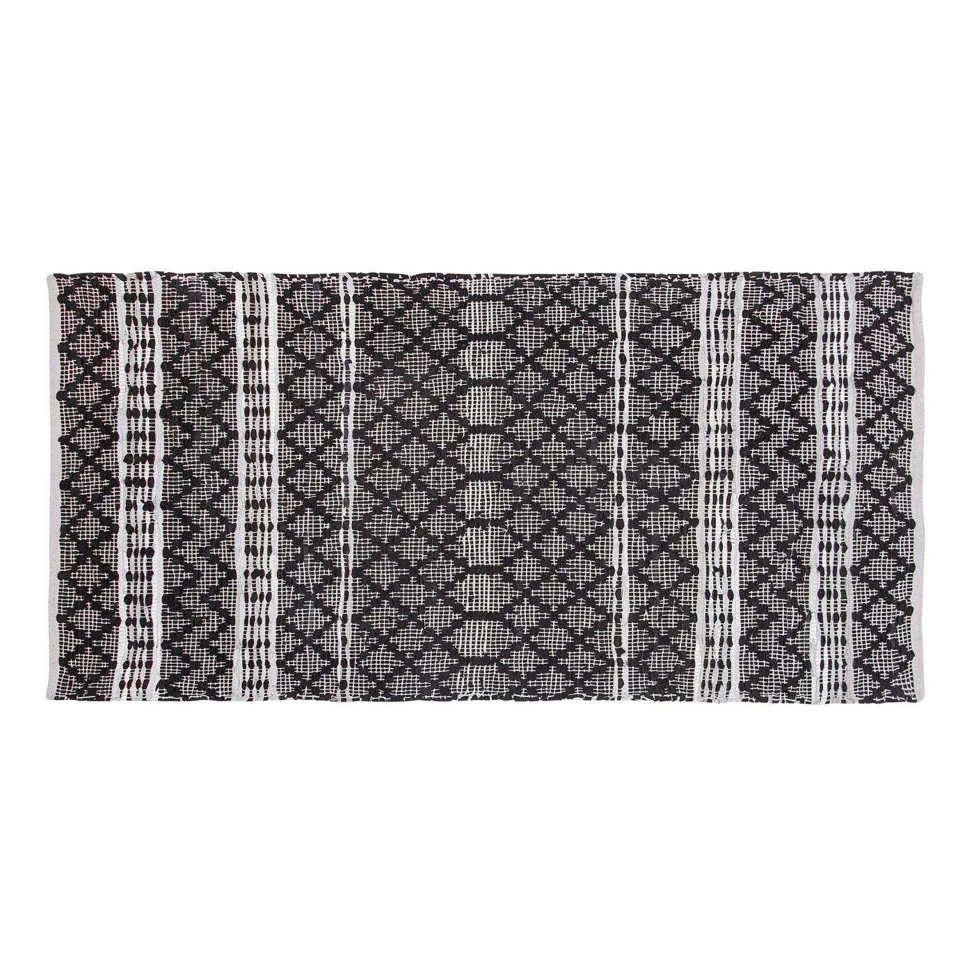 Szőnyeg FEHIMLI Fekete 80 x 150 cm Bőr - 2