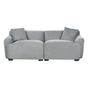 Kanapé 3 személyes KORIO Szürke thumbnail 2