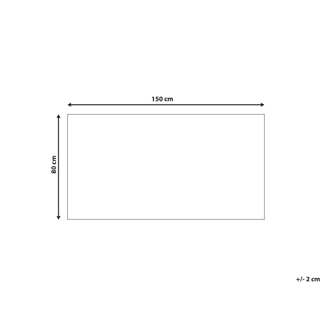 Szőnyeg ATTERA Bézs 80 x 150 cm Pamut - 3