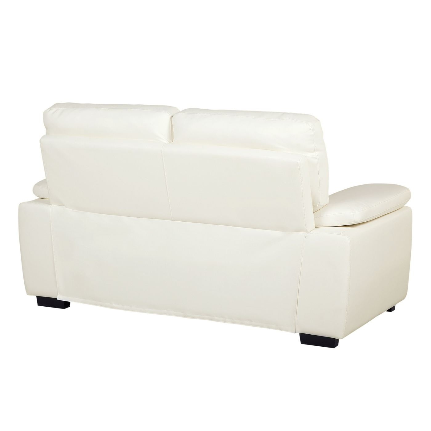 Kanapé 2 személyes VOGAR Műbőr Törtfehér - 5