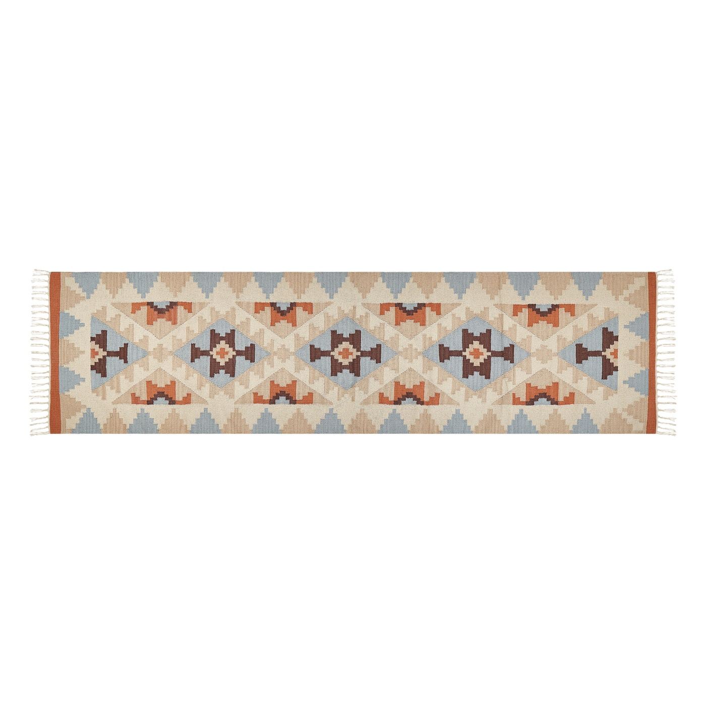 Szőnyeg DILIJAN Színes 80 x 300 cm Pamut Kilim - 2