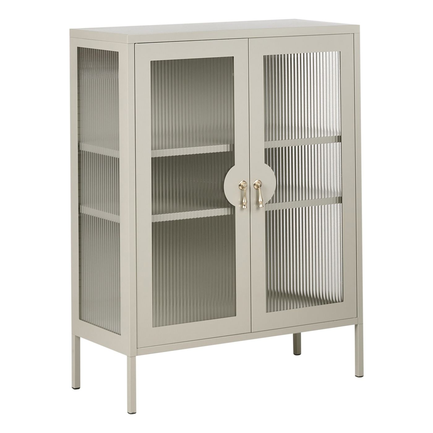 Tárolószekrény GLEORA Fém Világosbézs - 2