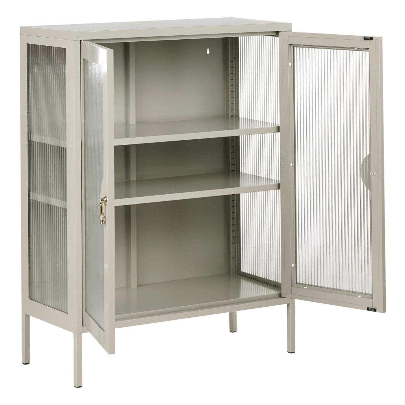 Tárolószekrény GLEORA Fém Világosbézs - 4