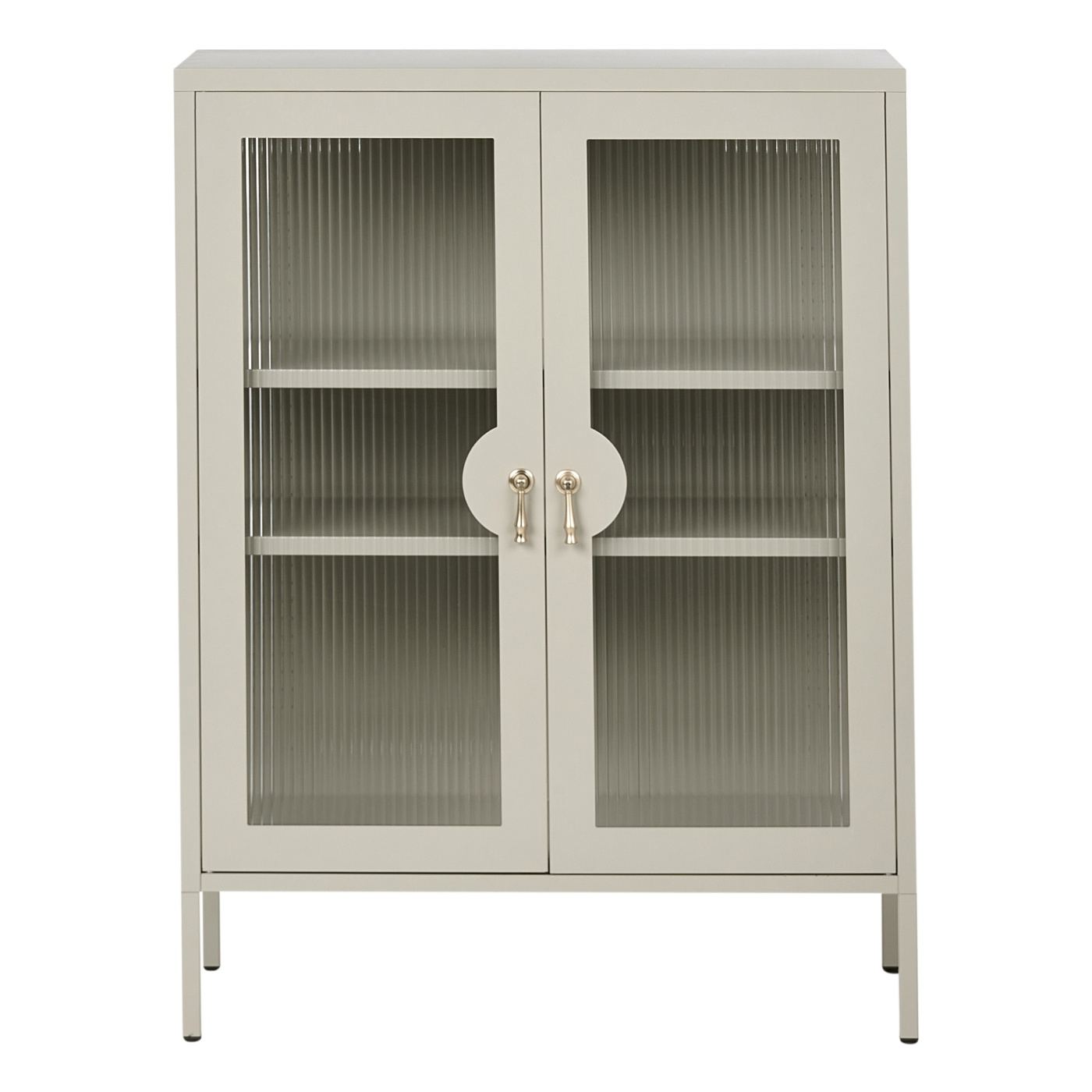 Tárolószekrény GLEORA Fém Világosbézs - 5