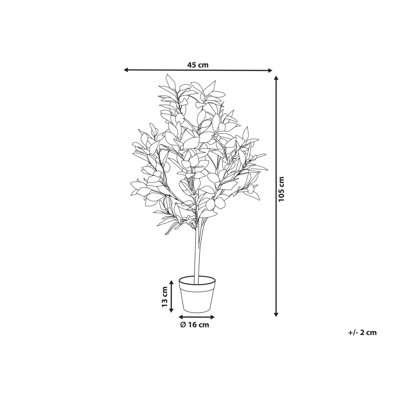 Műnövény LEMON TREE 105 cm Zöld - 3
