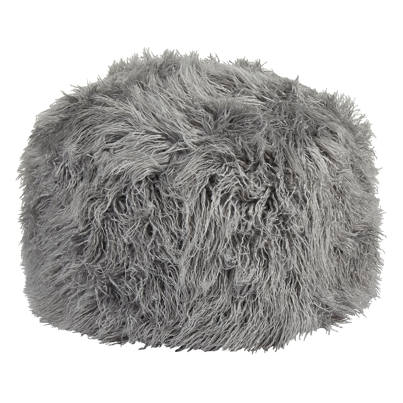 Puff TUKKI Műszőrme Szürke - 2