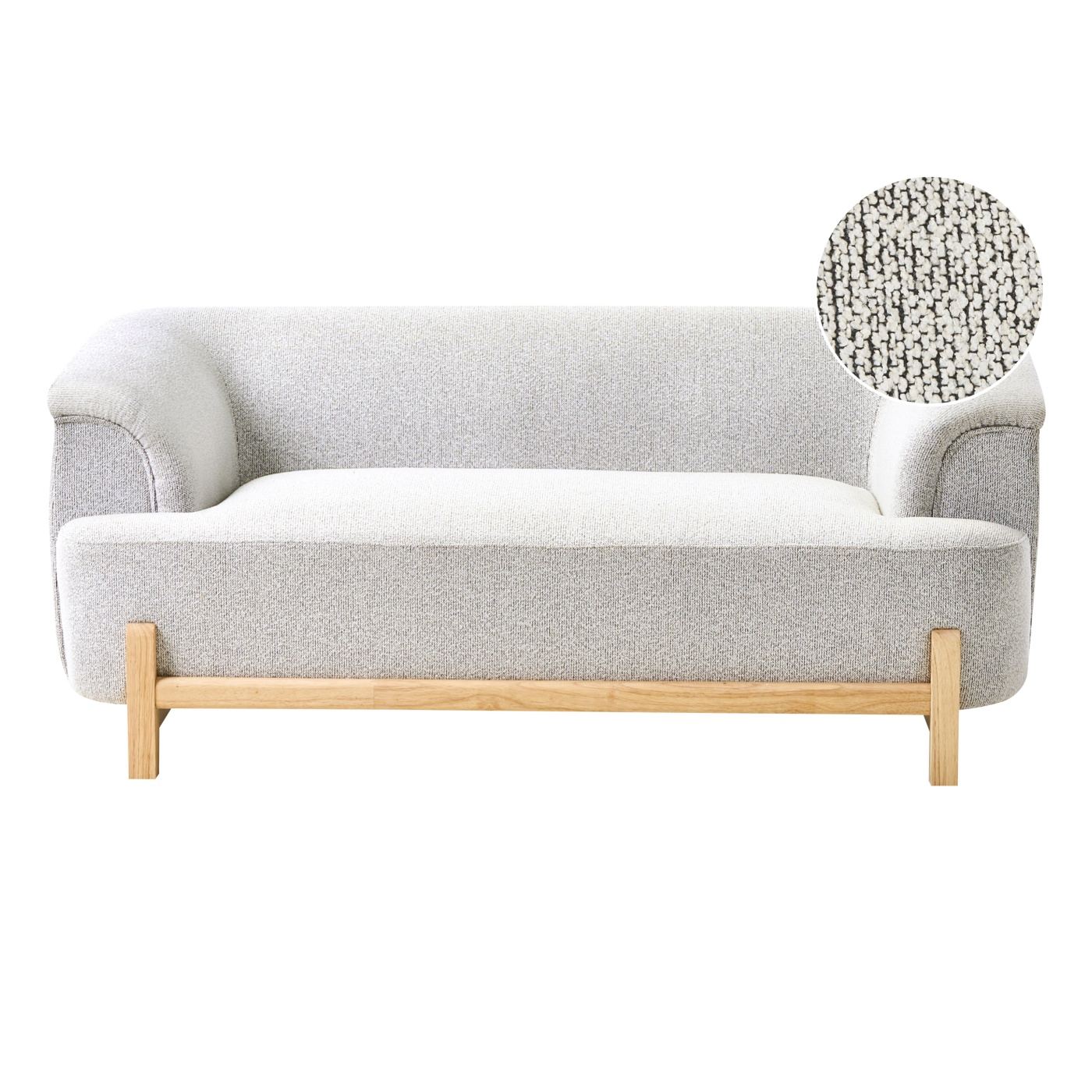 Kanapé 2 személyes ALNOR Világosszürke - 2