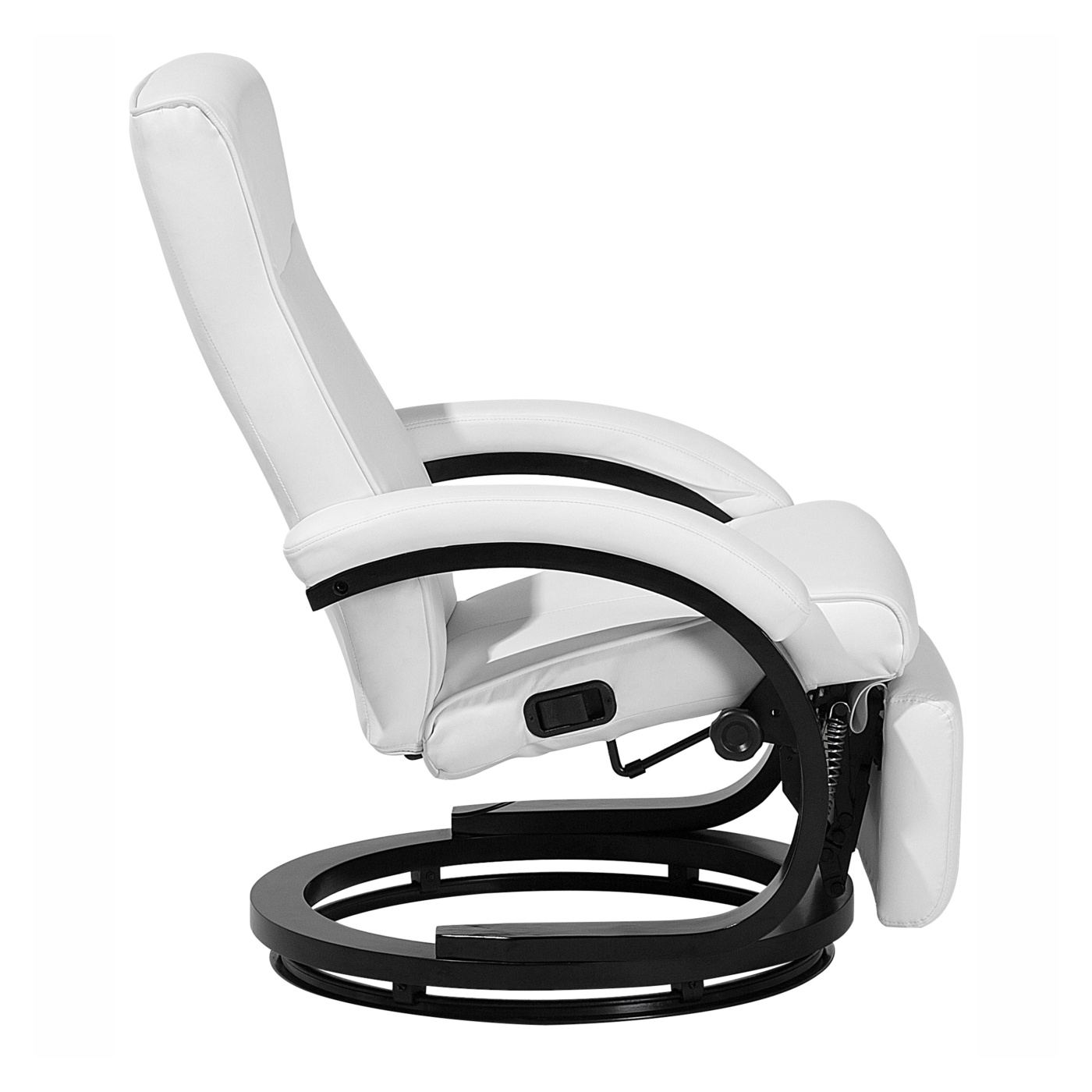 Fekvőszék MIGHT Lábtámasszal Műbőr Fehér - 5