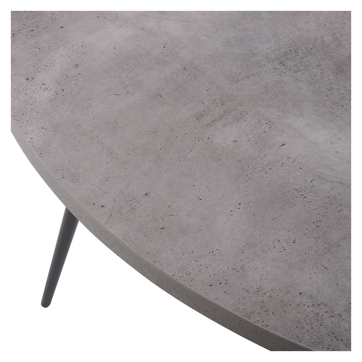 Étkezőasztal ODEON Szürke betonhatás 120 cm 120 cm - 4