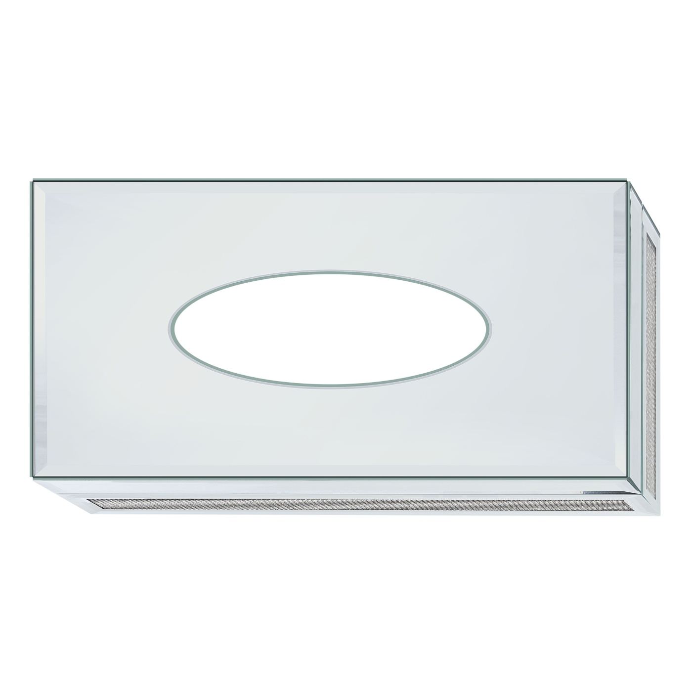 Zsebkendőtartó doboz CHARLY Üveg Ezüst - 6