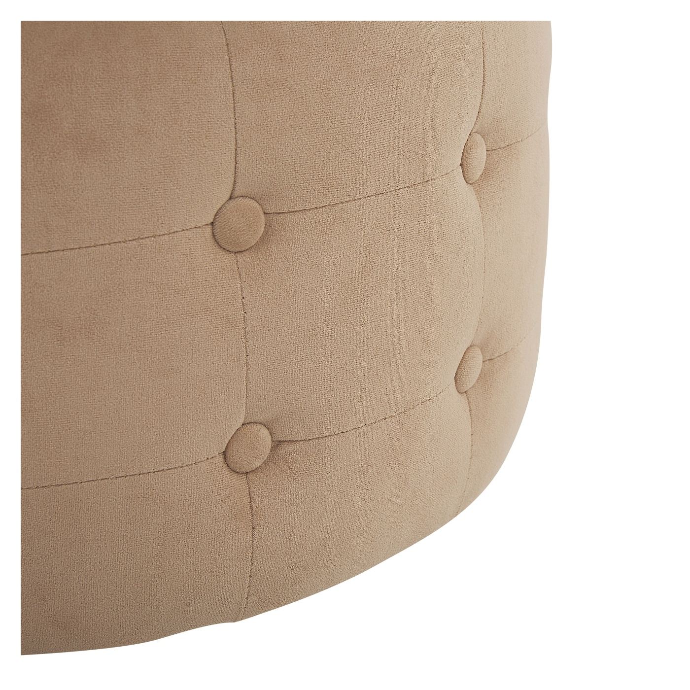 Puff TAMPA Bársony Homokbézs - 5