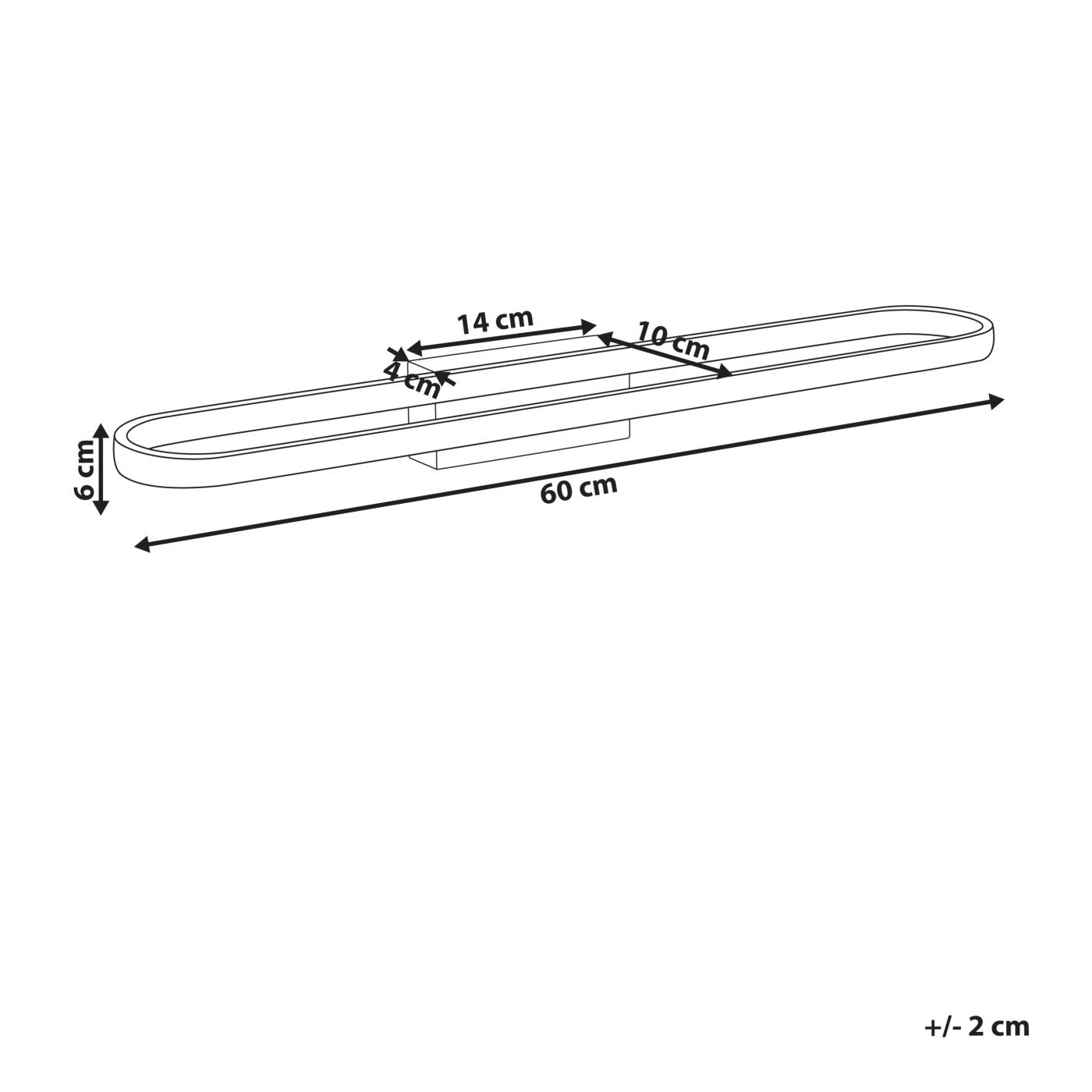 Kép- és tükör LED lámpa MIDOU Fém Barna - 3