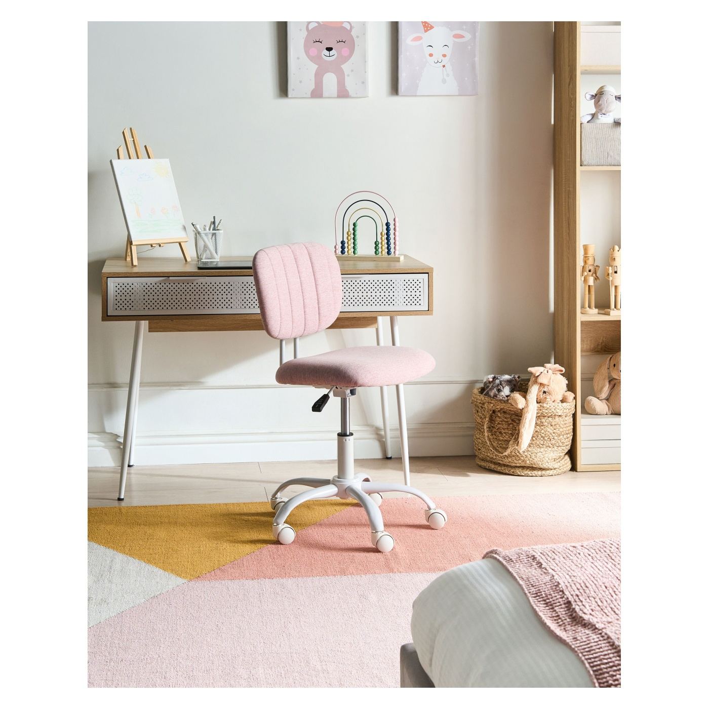 Forgószék BUBBLY Rózsaszín - 1