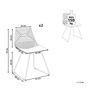Étkezőszék kétdarabos szettben BEATTY Fém Arany thumbnail 3