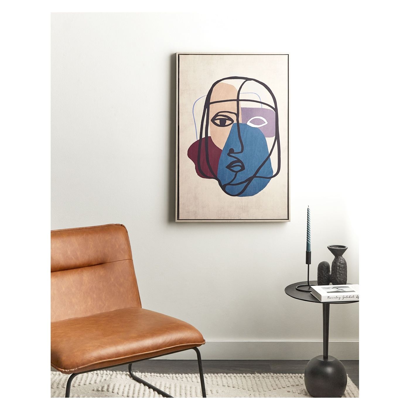 Vászon BINETTO Női mintás 63 x 99 cm Színes - 1