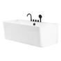 Fürdőkád QUATRE 170 x 75 cm Fehér thumbnail 4