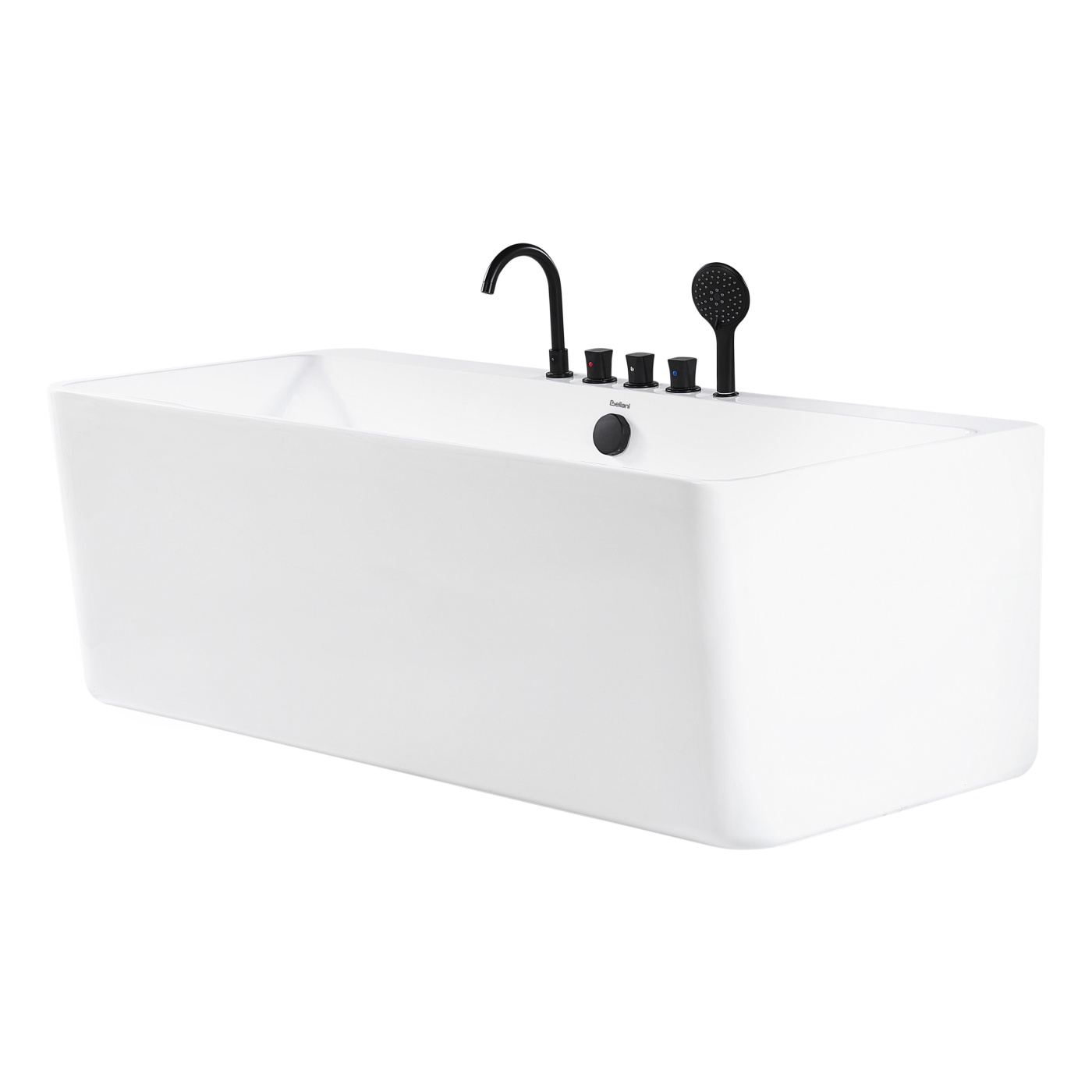 Fürdőkád QUATRE 170 x 75 cm Fehér - 4