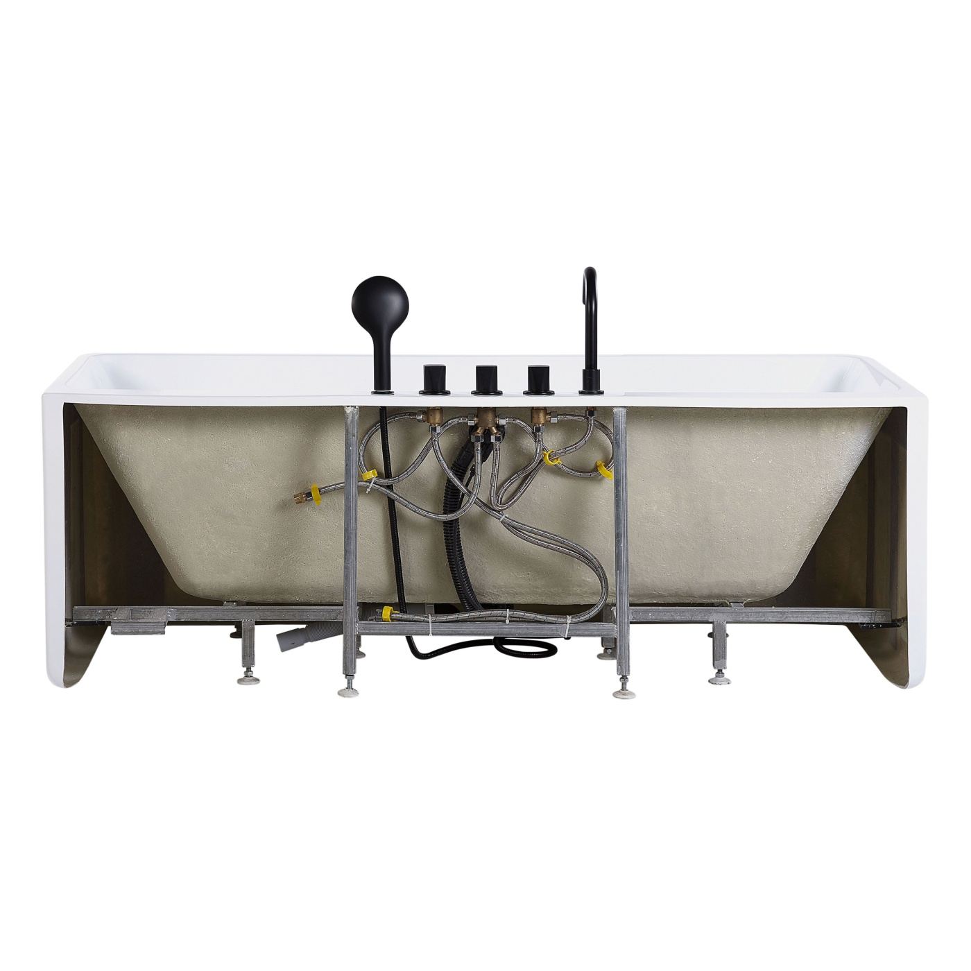 Fürdőkád QUATRE 170 x 75 cm Fehér - 5