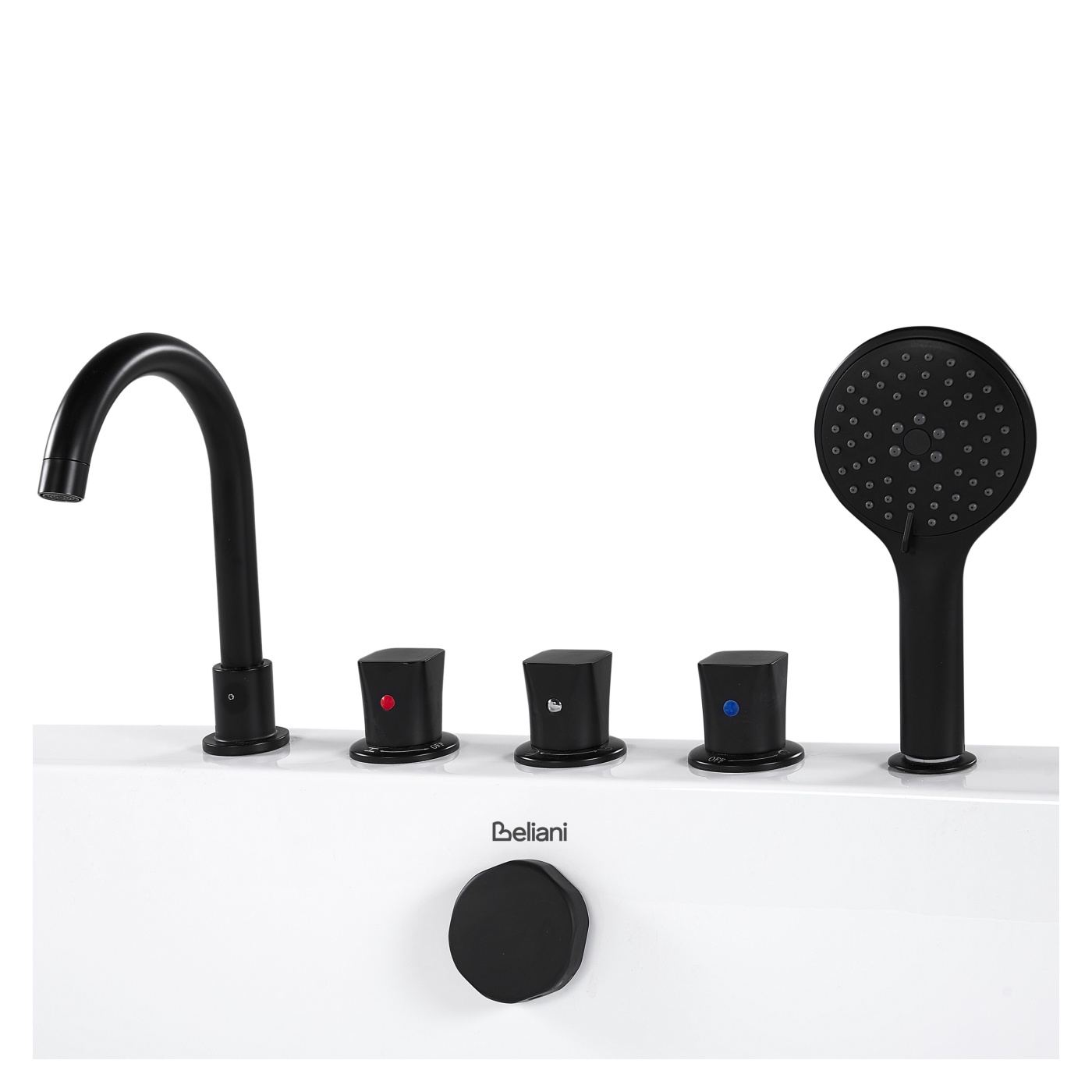 Fürdőkád QUATRE 170 x 75 cm Fehér - 6