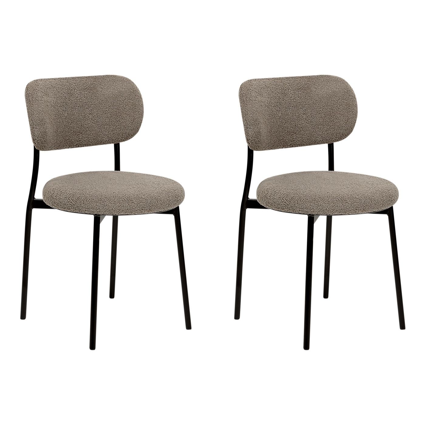 Étkezőszék kétdarabos szettben CASEY Buklé Tópszín - 4