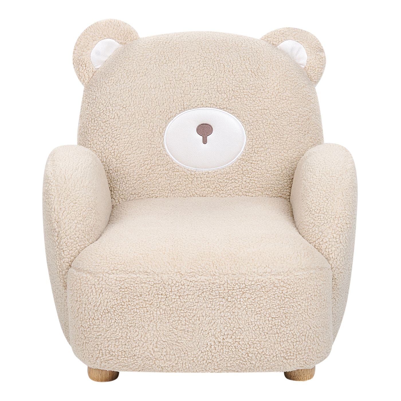 Gyerekfotel Plüssmackó BOO Buklé Bézs - 5