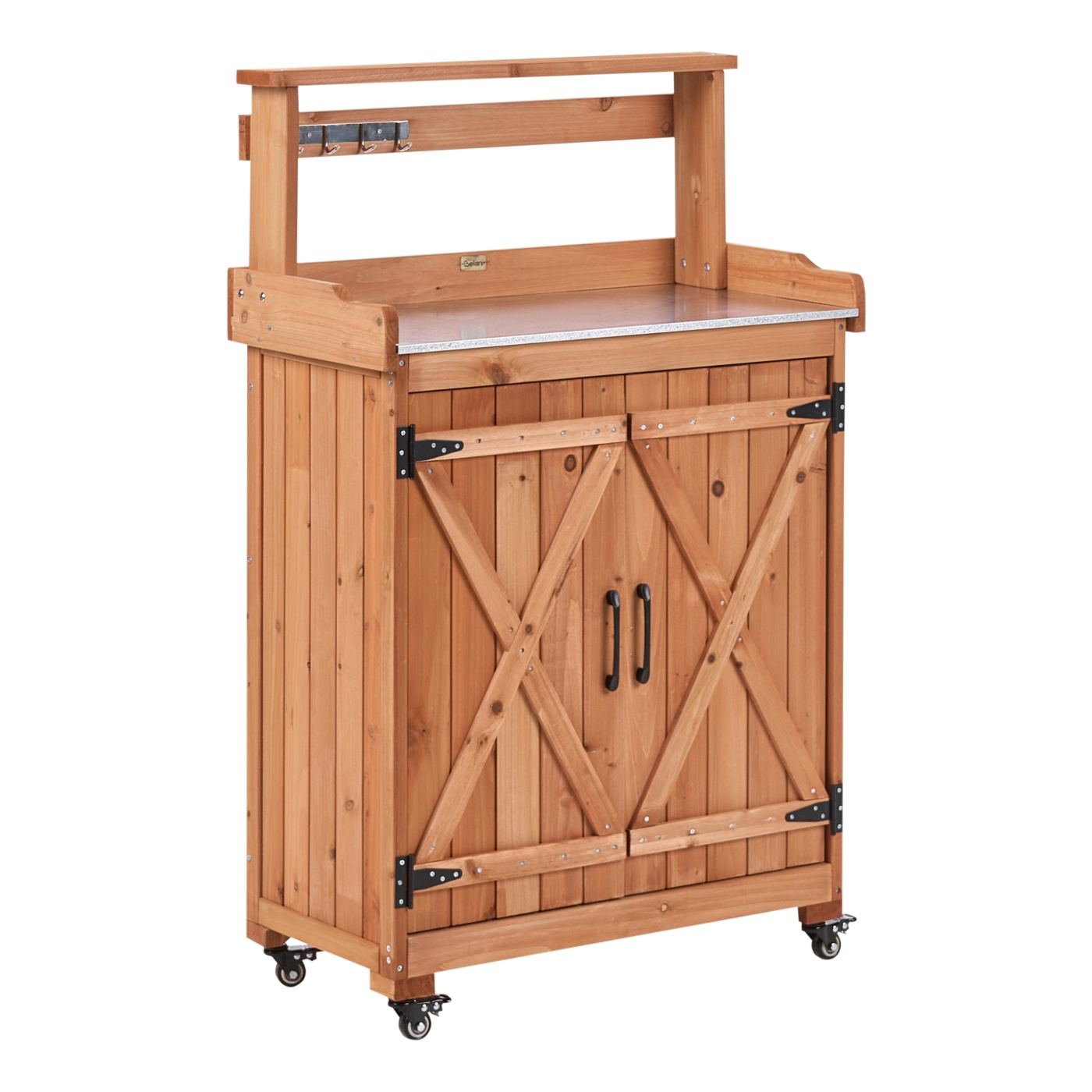 Ültetőasztal ALTOLIA Fenyőfa 70 cm 40 cm Barna - 2