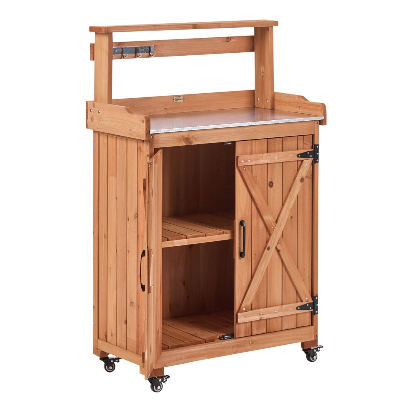 Ültetőasztal ALTOLIA Fenyőfa 70 cm 40 cm Barna - 4