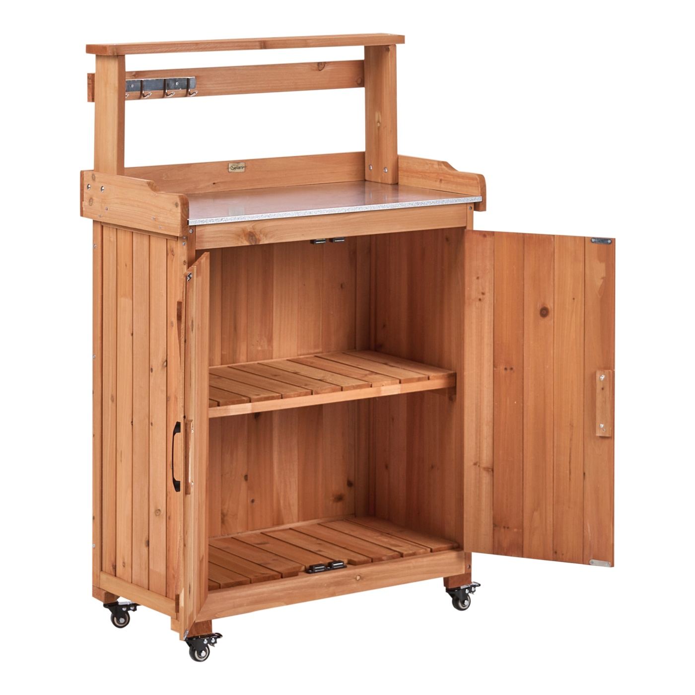 Ültetőasztal ALTOLIA Fenyőfa 70 cm 40 cm Barna - 5