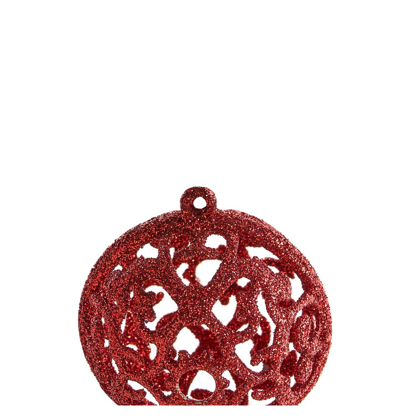 100 darabos karácsonyfadísz szett VANERN Piros - 8