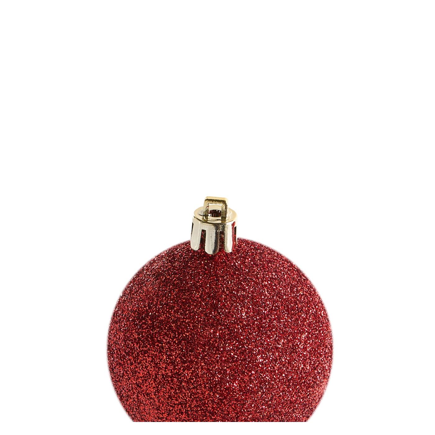 100 darabos karácsonyfadísz szett VANERN Piros - 9