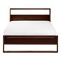 Ágy Fenyő GIULIA 120 x 200 cm Sötétbarna thumbnail 4