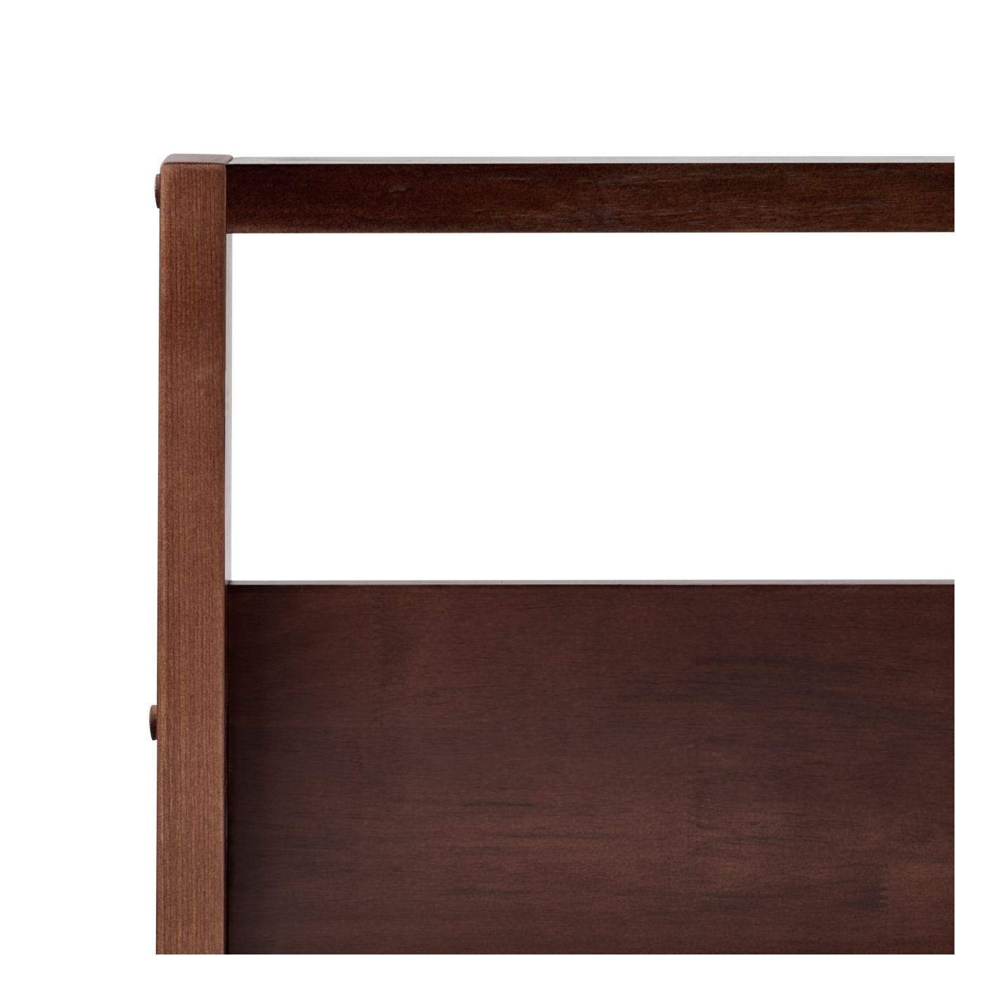 Ágy Fenyő GIULIA 120 x 200 cm Sötétbarna - 9