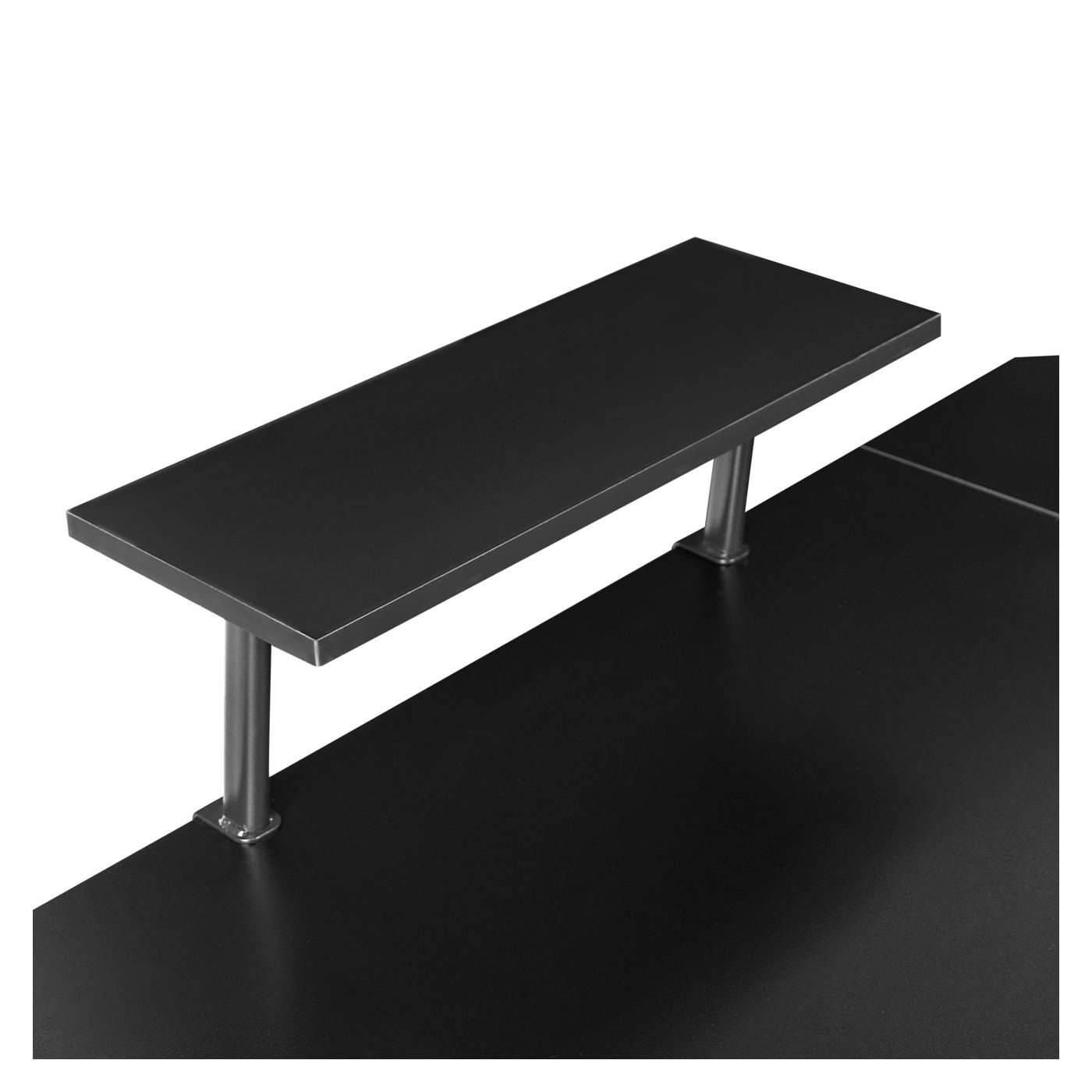 Sarok íróasztal TACONY Fekete 180 cm 140 cm Ágyneműtartóval - 6