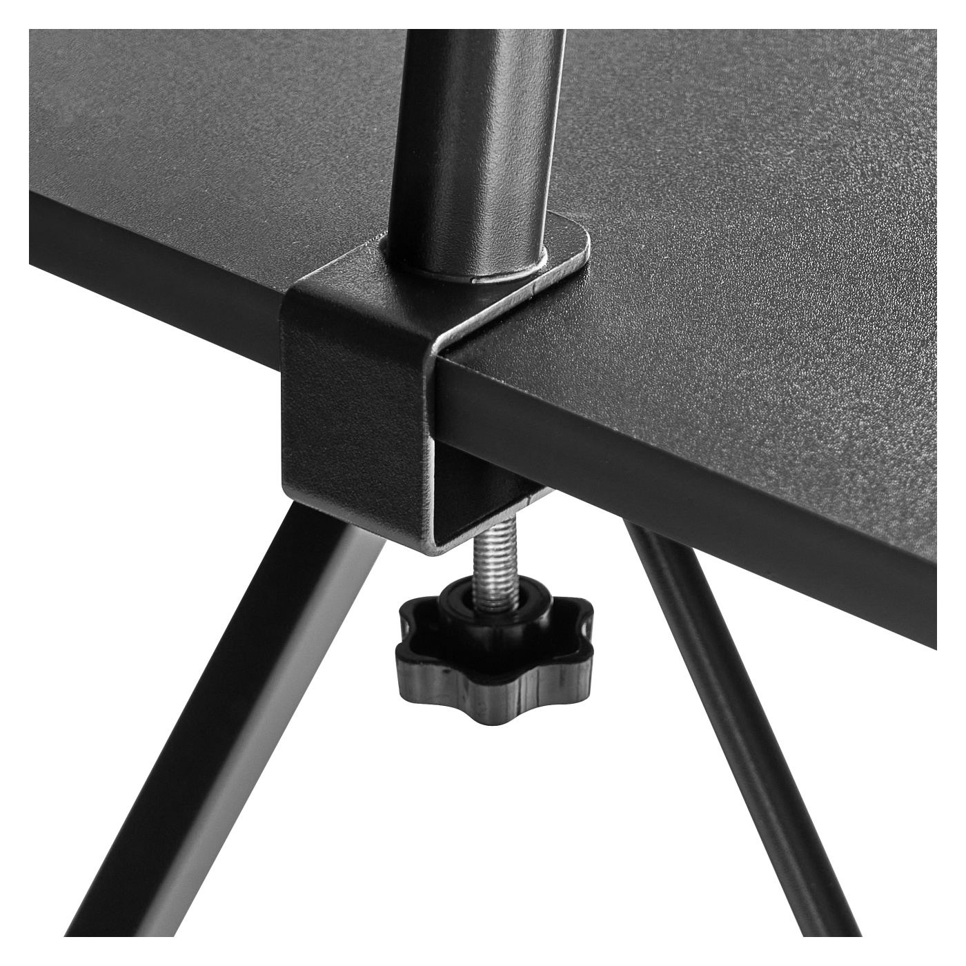 Sarok íróasztal TACONY Fekete 180 cm 140 cm Ágyneműtartóval - 8