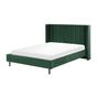 Ágy Bársony VILLETTE 140 x 200 cm Sötétzöld thumbnail 2