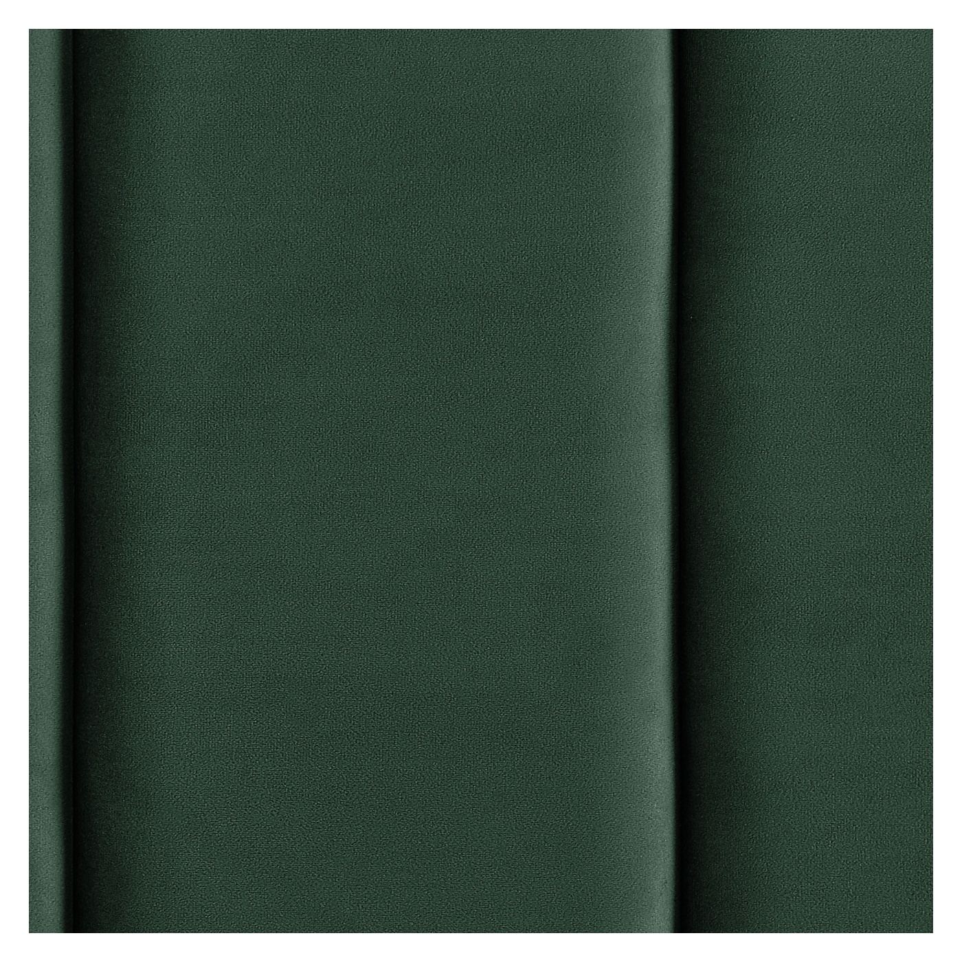 Ágy Bársony VILLETTE 140 x 200 cm Sötétzöld - 10