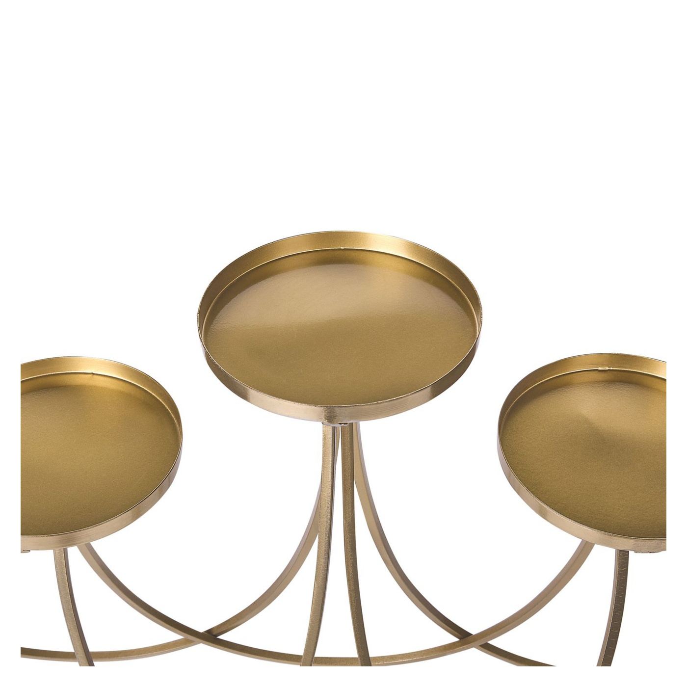 Gyertyatartó BUARAN Fém 38 cm Arany - 9