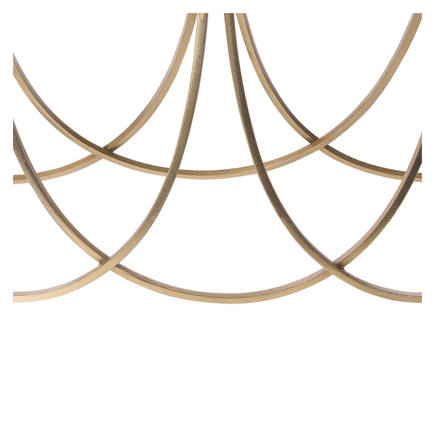 Gyertyatartó BUARAN Fém 38 cm Arany - 11