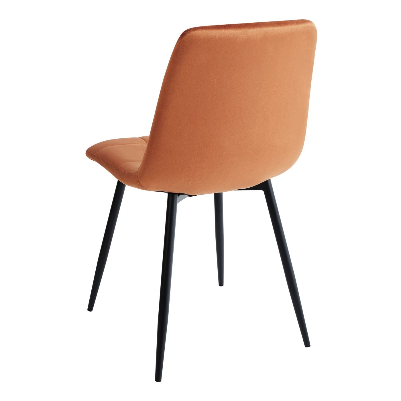 Étkezőszék négydarabos szettben POWELL Bársony Narancssárga - 6