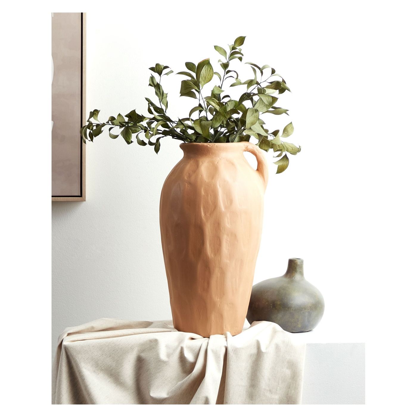 Dekor váza TAIPING Kerámia 46 cm Homokbézs - 1