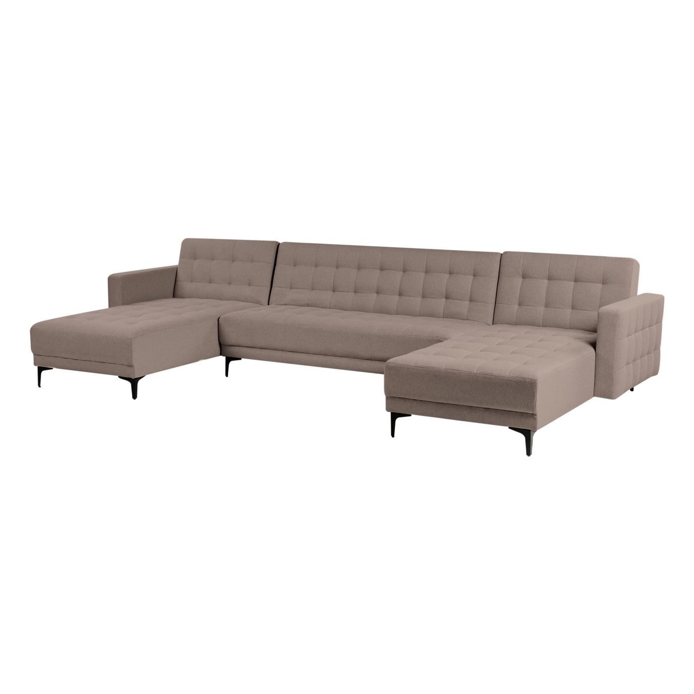 Moduláris U alakú kanapéágy 5 személyes ABERDEEN Tópszín - 4