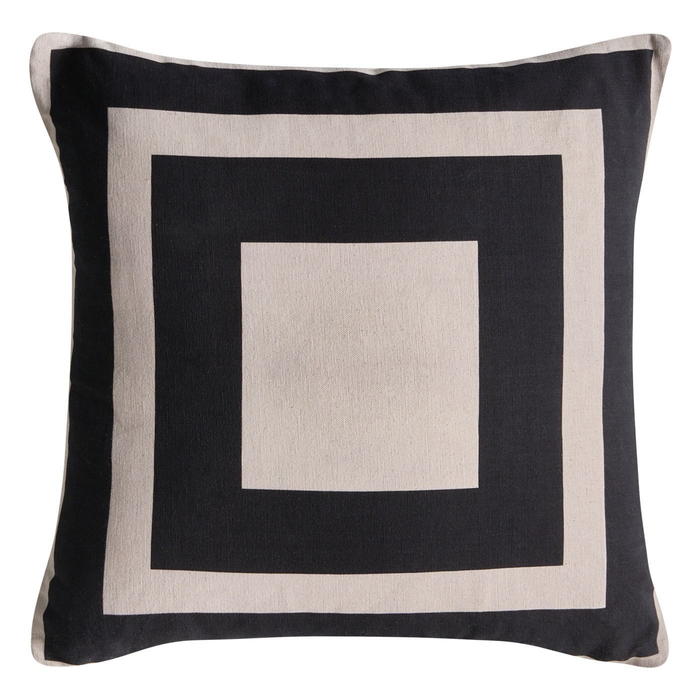 3 db-os dekorpárna szett MERBAU Pamut 45 x 45 cm Fekete/bézs Absztraktmintás - 7