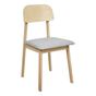 Étkezőszék kétdarabos szettben SCANDIA Keményfa Világosszürke thumbnail 4