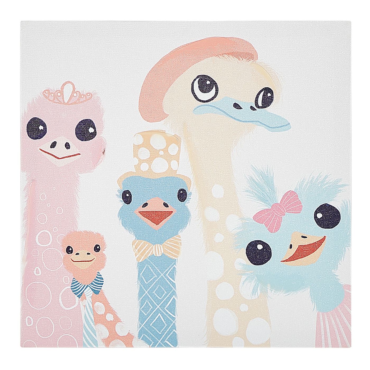 Háromdarabos vászon szett TILLIA Állatmintás 30 x 30 cm Színes - 4