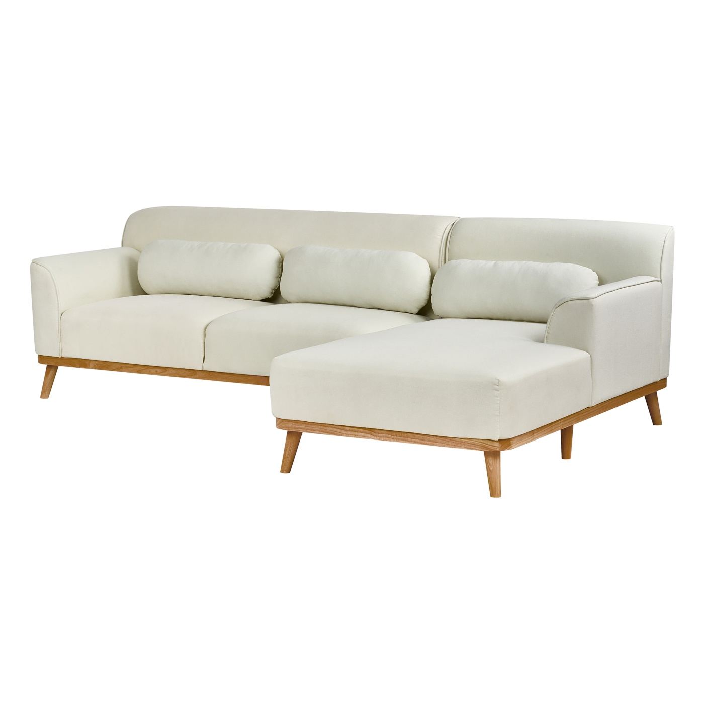 Sarokkanapé 3 személyes SIMOS Törtfehér Bal oldali - 4