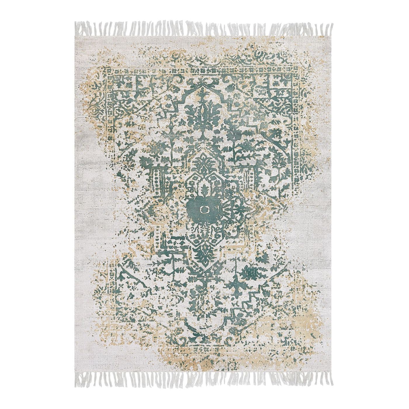 Szőnyeg BOYALI Világosbézs 160 x 230 cm Viszkóz - 2