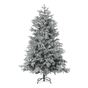 Karácsonyfa műhóval BASSIE 210 cm Fehér thumbnail 2