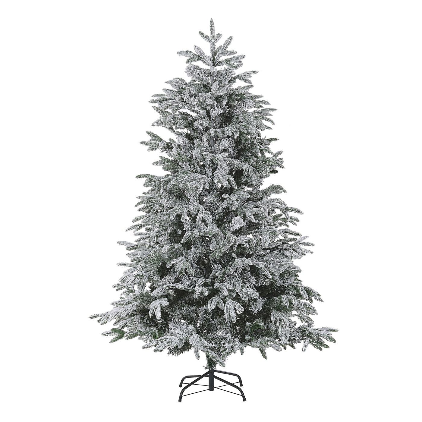 Karácsonyfa műhóval BASSIE 210 cm Fehér - 2