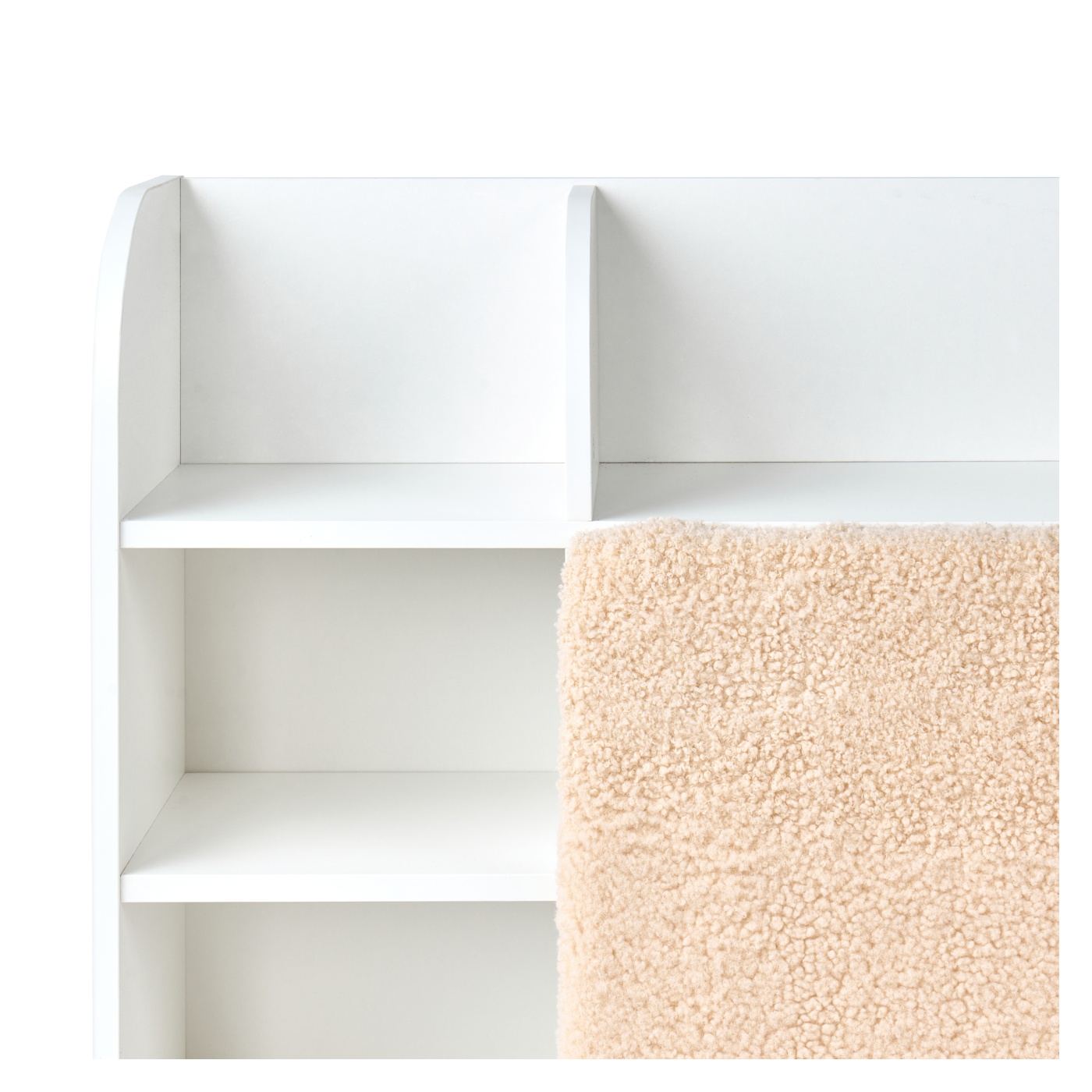 Ágy fiókokkal BIZOU 180 x 200 cm Fehér - 7